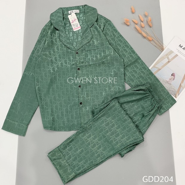 ĐỒ BỘ PIJAMA LỤA GẤM CAO CẤP NỮ | BigBuy360 - bigbuy360.vn