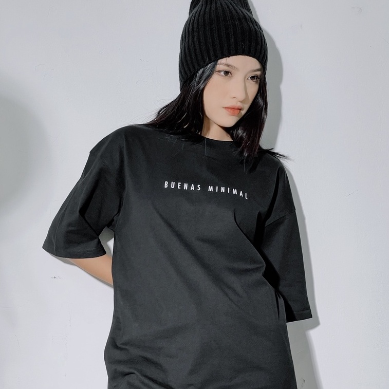 Áo thun local brand tay lỡ form oversize unisex cho nam nữ BUENAS - MINI01