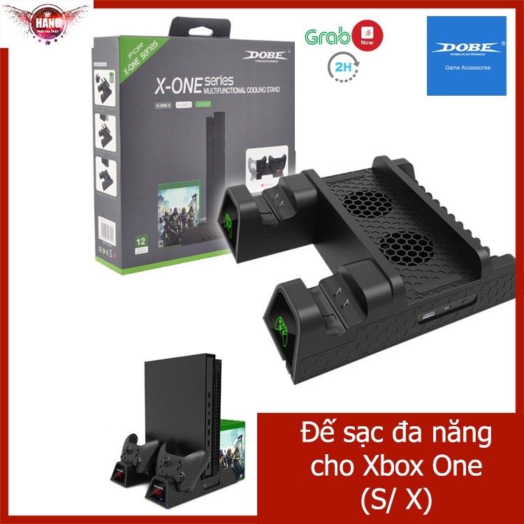 Tản nhiệt đa năng có khay đĩa và sạc cho máy Xbox One (S/ X) - Dobe 1840