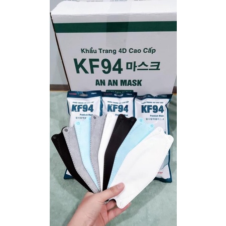 Khẩu trang 4 lớp KF94 chống bụi mịn và ngừa các tác động từ môi trường