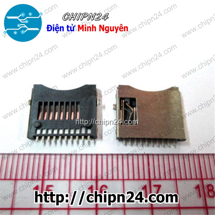 [2 CÁI] (TK1.2) Socket thẻ nhớ MicroSD V2 (không lò xo)