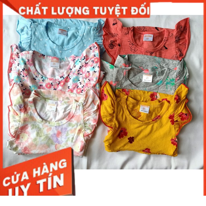 Bộ Quần Áo đùi Cánh Tiên cho Bé Gái bằng thun Cotton co giãn 4 chiều