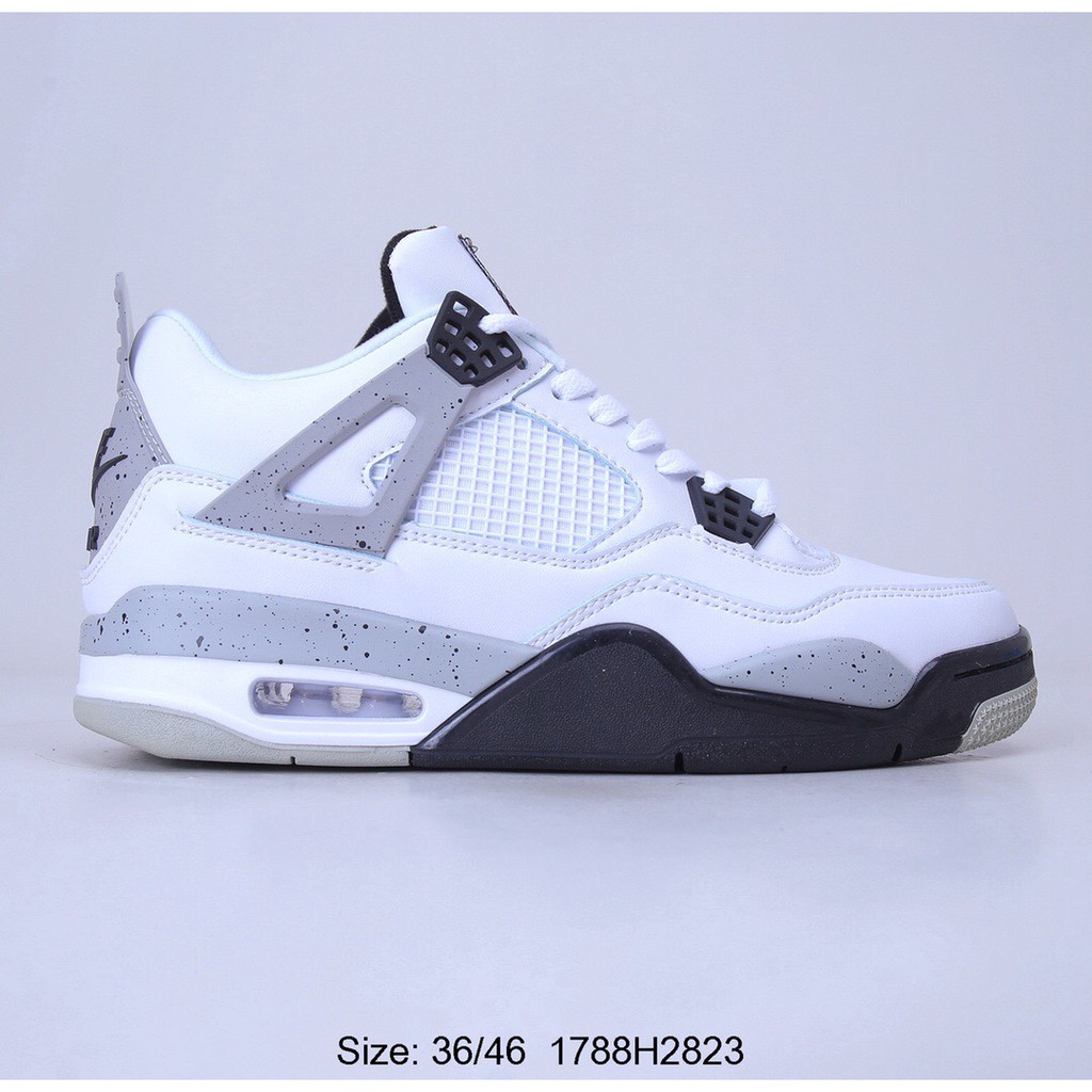 Giày Outlet Sneaker _Air Jordan 4 Retro White Cement AJ4 MSP:  PHONG CÁCH ORDER + FREESHIP ➡️ gaubeostore.shop