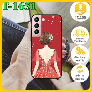 Ốp lưng nhám chống sốc in hình dành cho Samsung Galaxy S21, S21 Plus, S21 Utral, S21 FE in hình cô gái