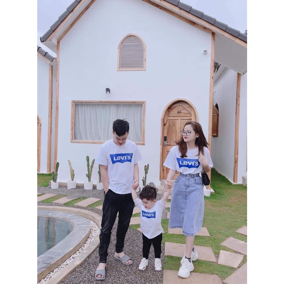 Đồ thun gia đình 3/4/5 người le vi đẹp, mẫu đơn giãn dễ mặc, vải mát, cam kết giá rẻ. Familystore