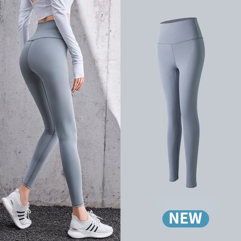 Quần Legging Thể Thao Lưng Cao Co Giãn Tốt Thích Hợp Tập Yoga Cho Nữ