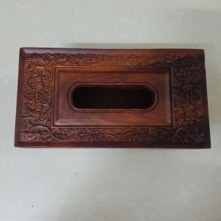 Hộp đựng giấy ăn gỗ hương cao cấp