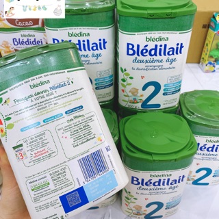 Sữa bột Bledina bledilait số 2 mẫu mới đủ bill Pháp