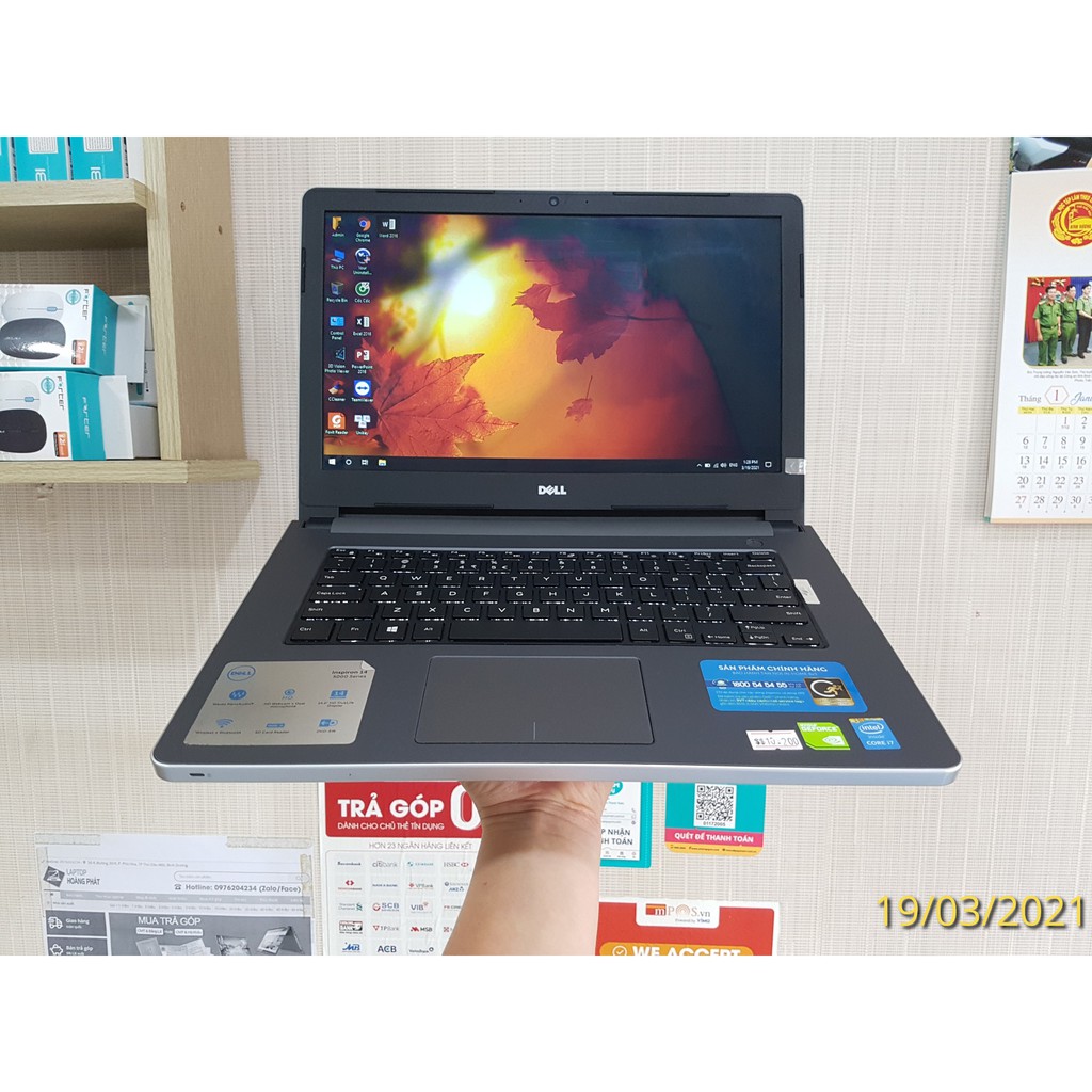 Dell Inspiron N5458 (Core i7 5500U, Ram 8GB, SSD 128G, NVIDIA)