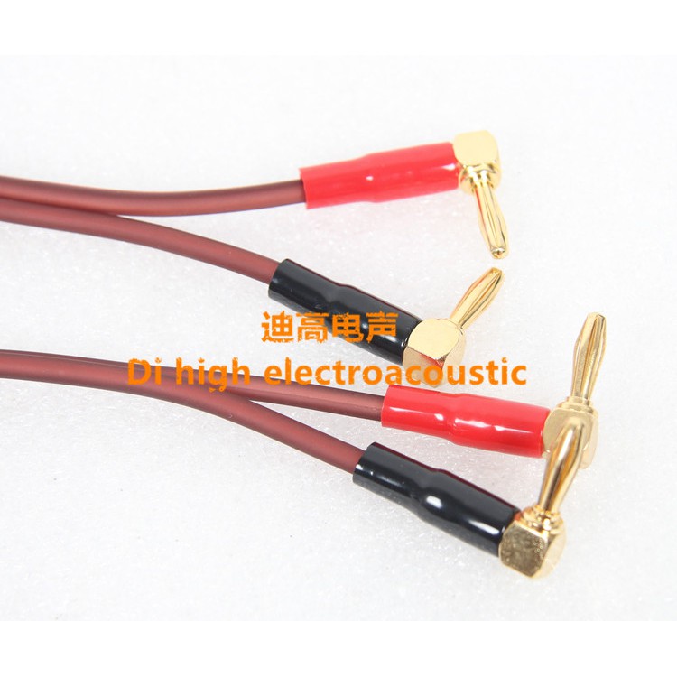Cáp loa đầu bắp chuối cao cấp