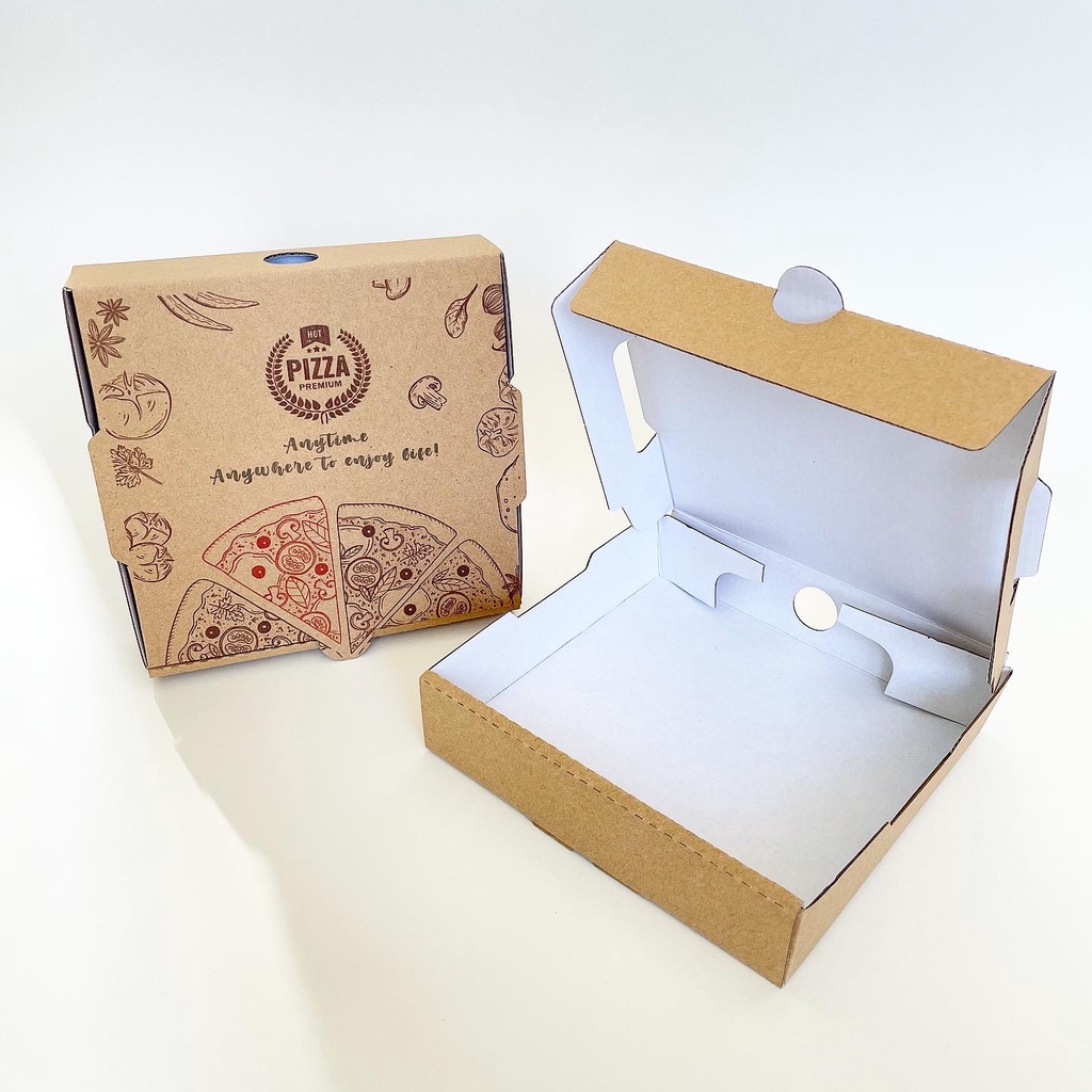 Size M - 25x25x4cm - Bó 10 hộp giấy pizza
