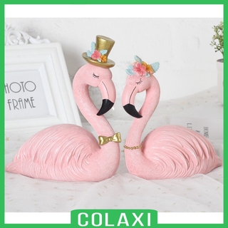 Mô Hình Chim Hồng Hạc Trang Trí Bánh Dễ Thương Độc Đáo