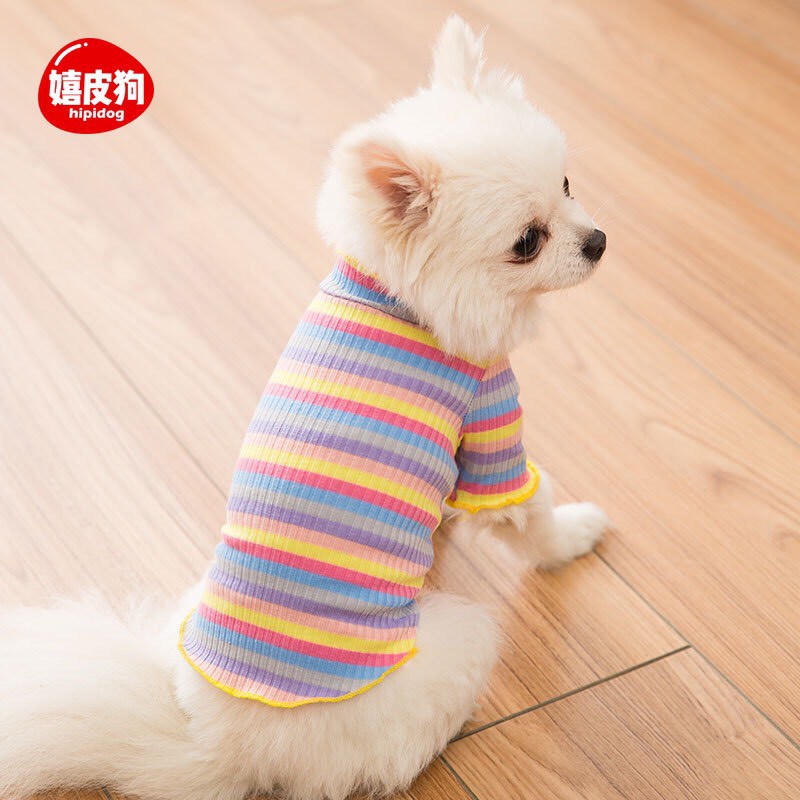 Áo len dệt kim đa sắc màu cho chó mèo