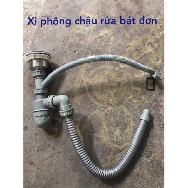 Xi phông , chậu rửa bát , xi phông chậu rửa bát chậu inox có chống hôi và ngăn rác