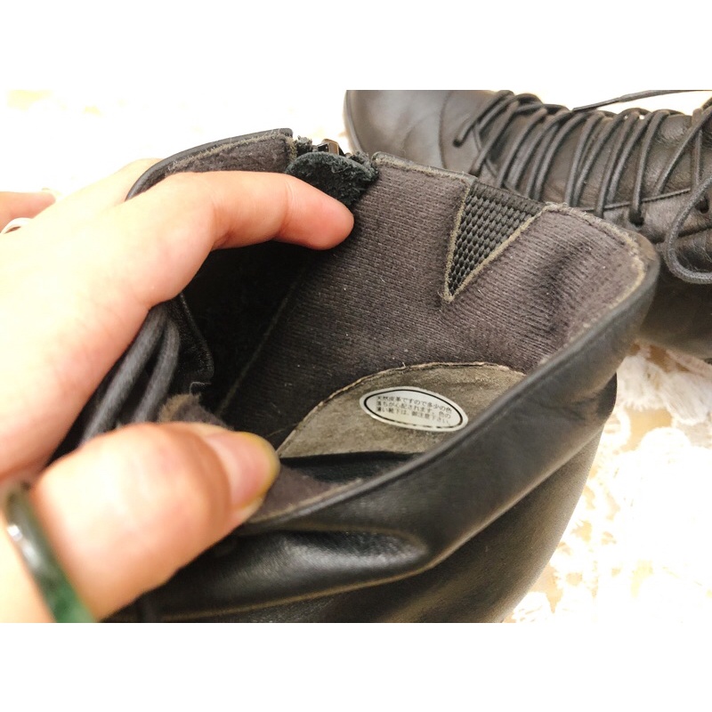 Boot Đen Cao Gót Nhật Nữ Size Cô Tấm 34,35 Da Dê