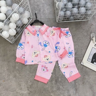 (MÃ SRMA9890 giảm 50% đơn 0Đ) Bộ mặc nhà tiểu thư tay dài lụa mango