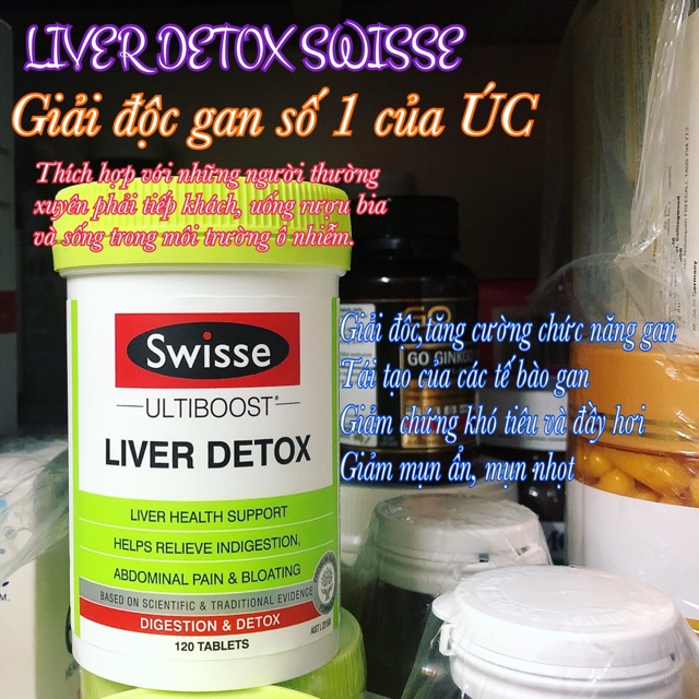 Bổ gan swisse 120 viên