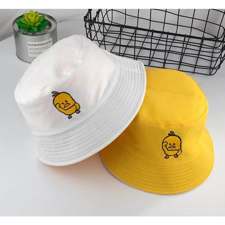 Mũ tai bèo LINJW vải cotton mềm thêu họa tiết hoạt hình thời trang 2021