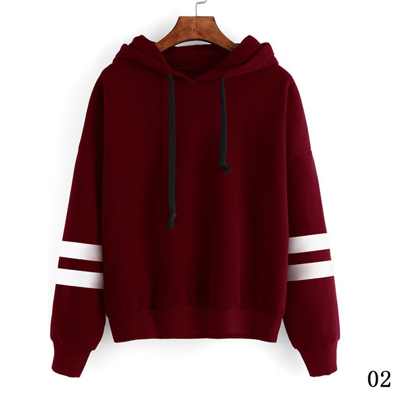 Áo Khoác Hoodie Chui Cổ Nữ Tay Dài