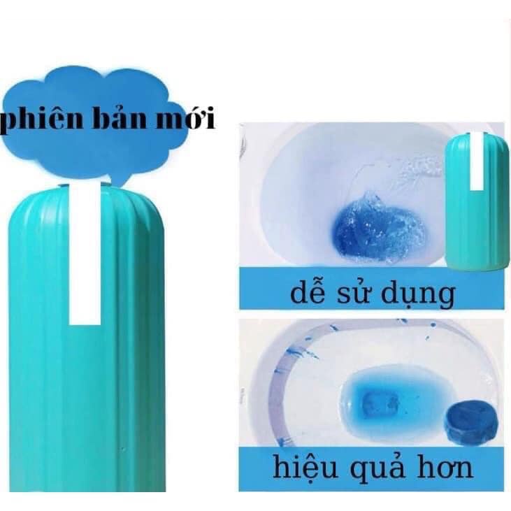 Lọ thả bồn cầu hàn quốc lọ tẩy bồn cầu diệt khuẩn khử mùi phiên bản mới với 4 màu sắc tự nhiên