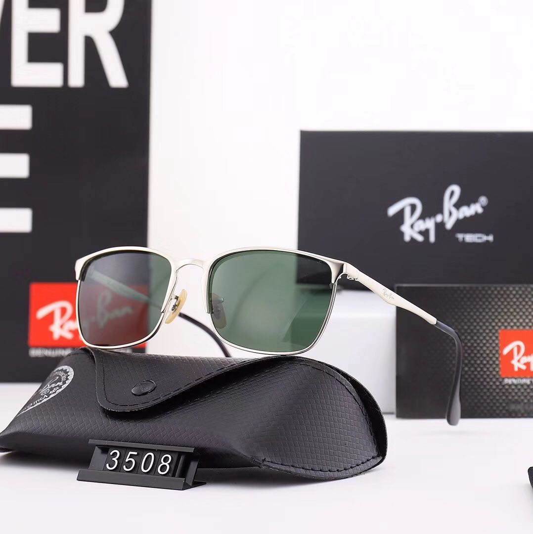 Aviator Ray-Ban_ chính hãng Kính râm 2021 Thời trang Hàn Quốc mới Kính râm nam nữ một mảnh Cặp đôi hợp thời trang Du lịch ngoài trời Kính râm lái xes