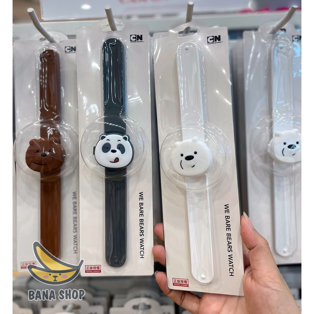 Đồng hồ đeo tay anh em gấu bare bears Chúng tôi đơn giản là gấu