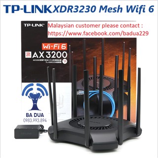 Bộ Phát Wifi Mesh Wifi 6 Gigabit Tplink TP-Link XDR3230 AX3200