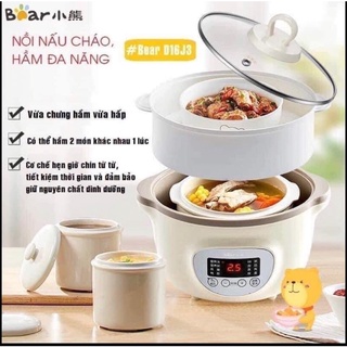 NỒI NẤU CHÁO CHẬM BEAR 0’8l