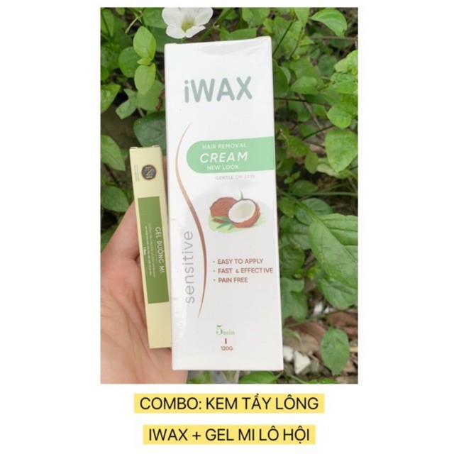 🍀COMBO: KEM TẨY LÔNG + GEL MI LÔ HỘI🍀