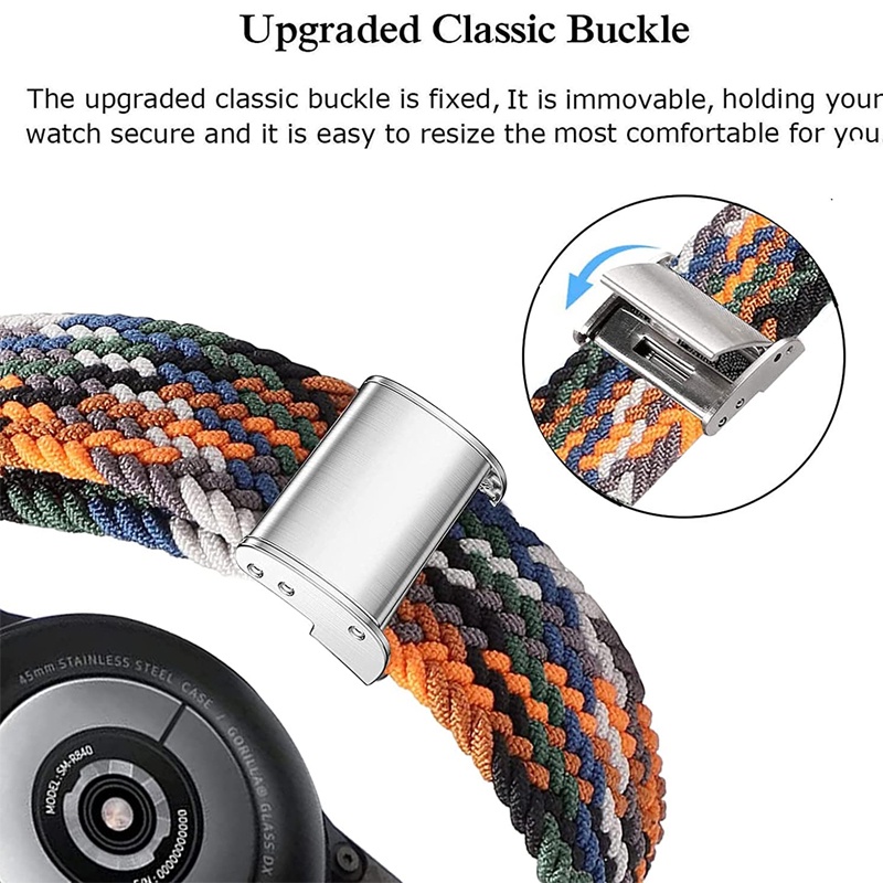 Dây Đeo Đồng Hồ Thông Minh Amazfit GTS/ GTS 2/ GTS 2 Mini / GTS 2e / GTS 3 Bằng Vải Mềm Co Giãn Thoáng Khí Có Thể Điều Chỉnh