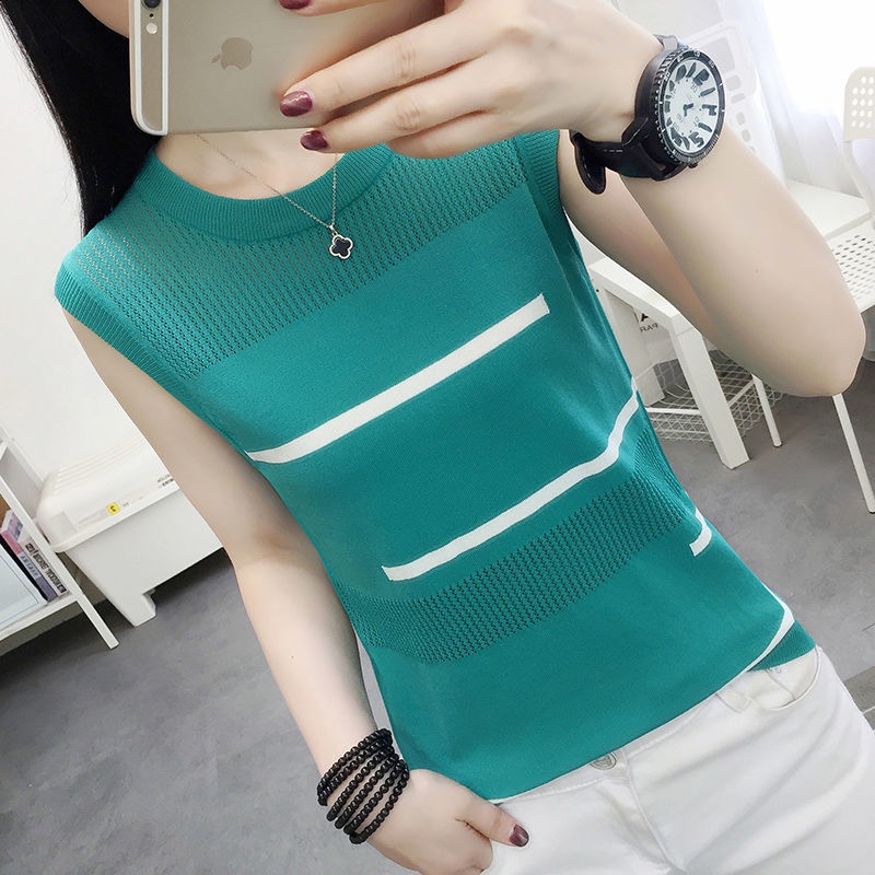 Áo Sát Nách Dáng Rộng Vải Lụa Mát Màu Trơn Thời Trang Cao Cấp Cho Nữ Màu Sắc