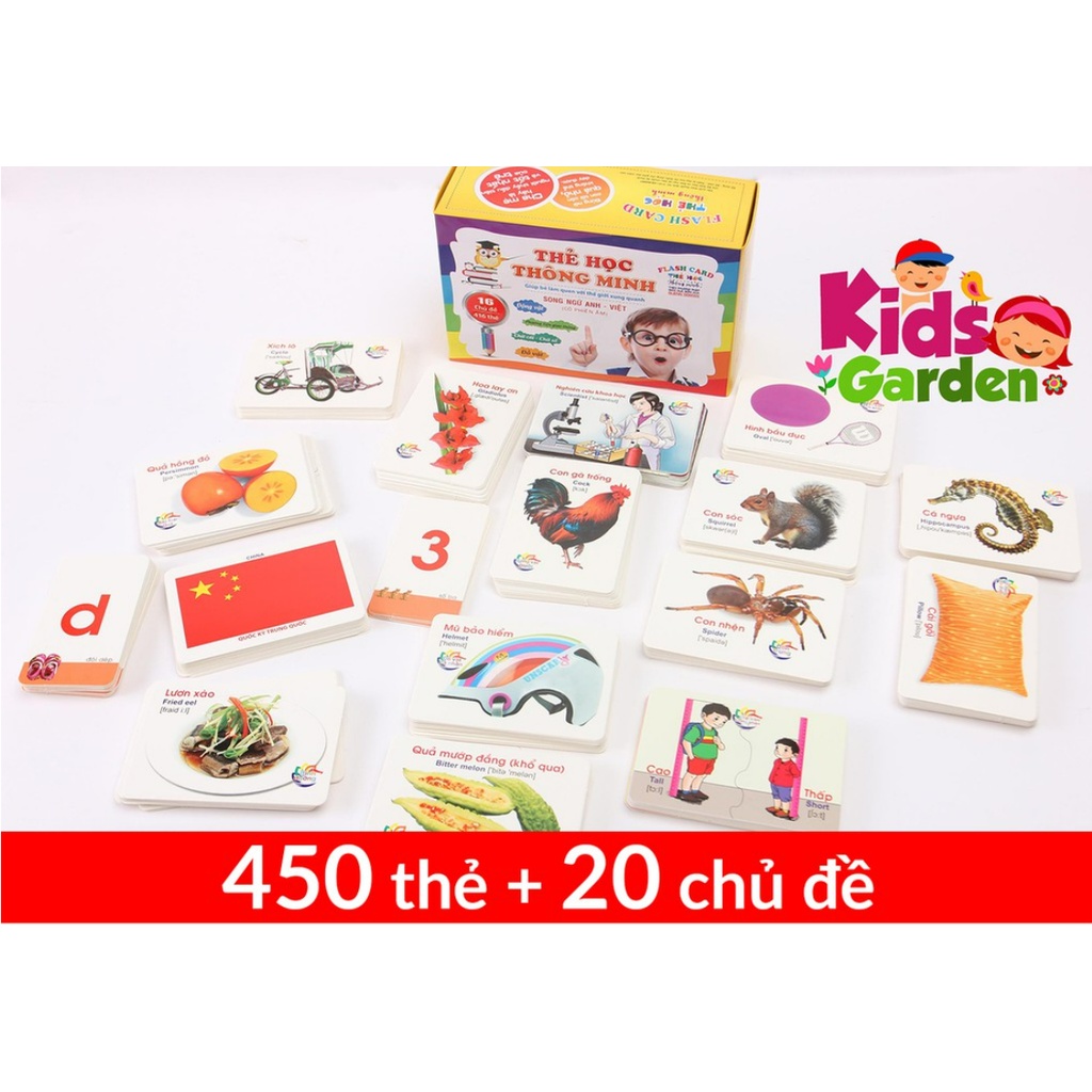 Bộ thẻ học thông minh 416 chủ đề