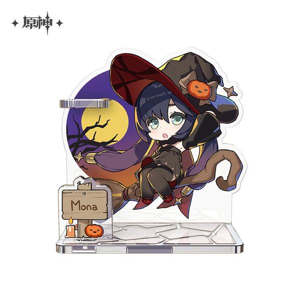 Mô hình Standee Mini GENSHIN IMPACT ver HALLOWEEN tượng acrylic standee game mica chibi trang trí trưng bày