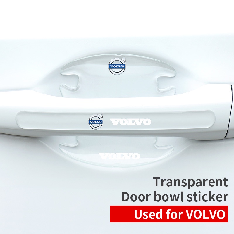 Miếng Dán logo Trang Trí Tay Cầm Cửa Xe Hơi Volvo V40XC60 S60 S80 V60