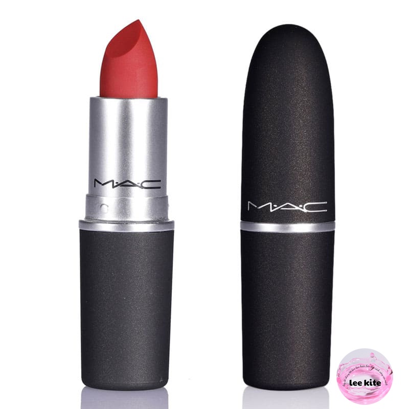 Son MAC 922 Werk Werk Werk Màu Đỏ Lạnh Ánh Cam - Powder Kiss
