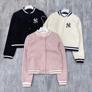 Áo khoác bomber NY bo len - Hàng QCL1 chuẩn xịn ( ảnh thật chụp sàn )