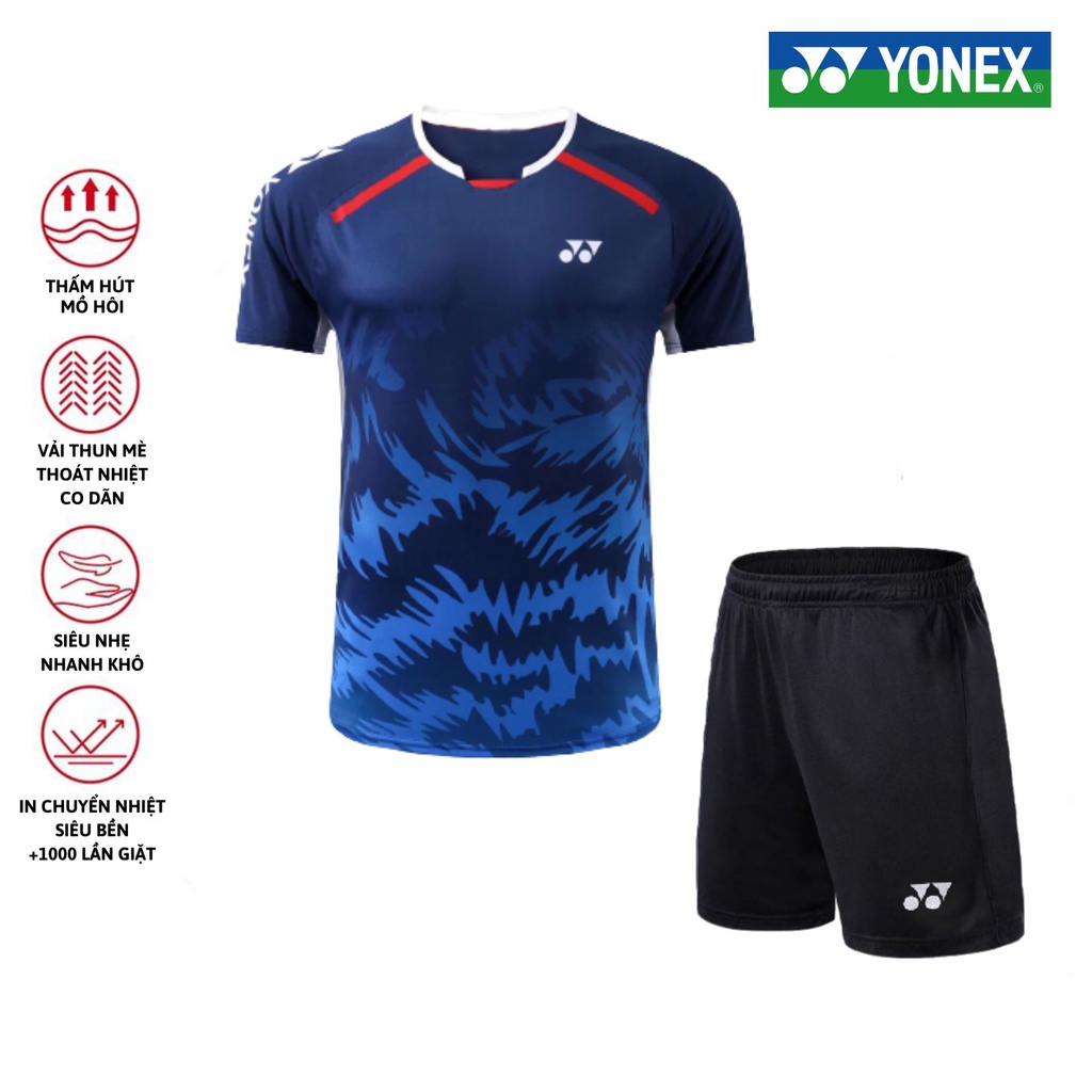 Áo cầu lông, quần cầu lông Yonex chuyên nghiệp mới nhất sử dụng tập luyện và thi đấu cầu lông M2S66