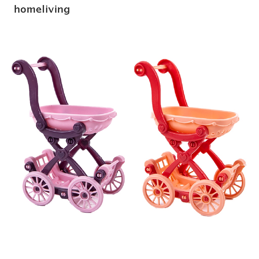 Mô Hình Xe Đẩy Mua Sắm Trang Trí Nhà Búp Bê