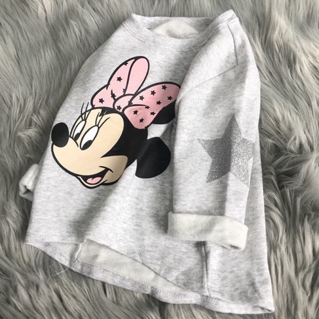 Áo nỉ mickyy bé gái