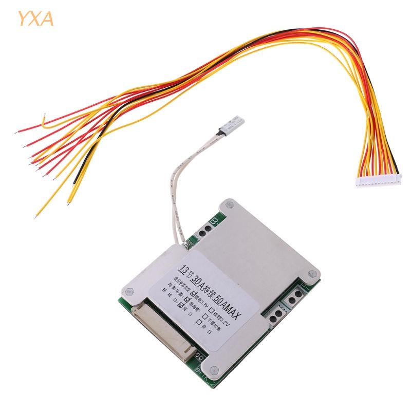 Bảng mạch cân bằng pin lithium BMS 13S 48V 50A 18650