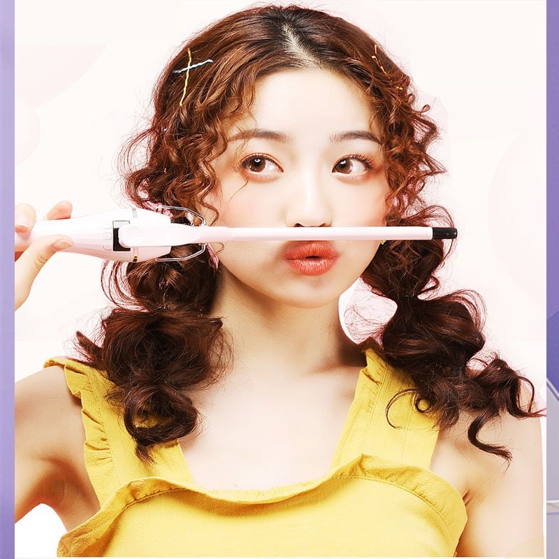 Máy uốn tóc xoăn lọn cao cấp Hàn Quốc SYB-D25 4 mức chỉnh nhiệt chuẩn salon tóc