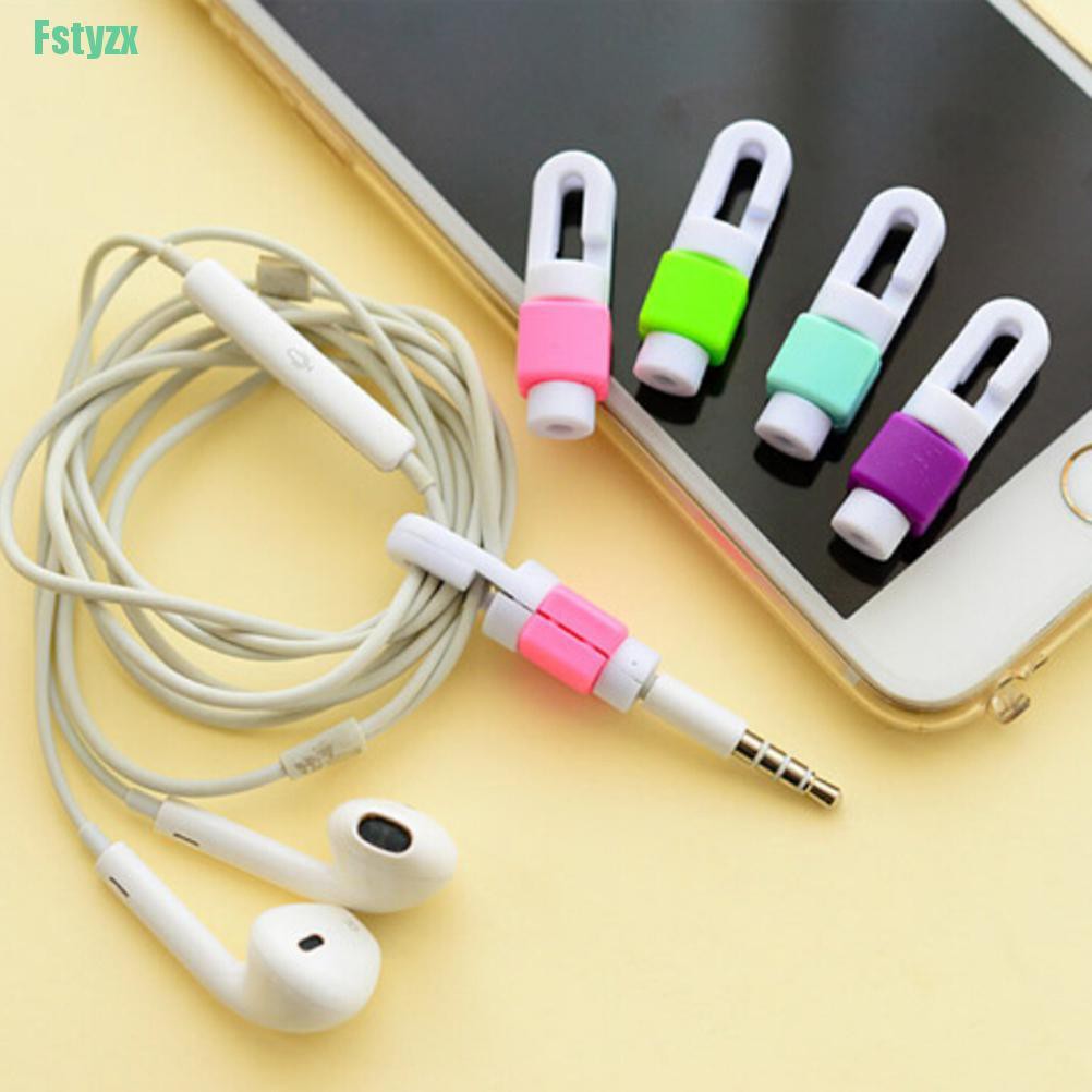 fstyzx 2 Pcs Data Line Protection Anti Breaking Protective Sleeve For Earphone Line