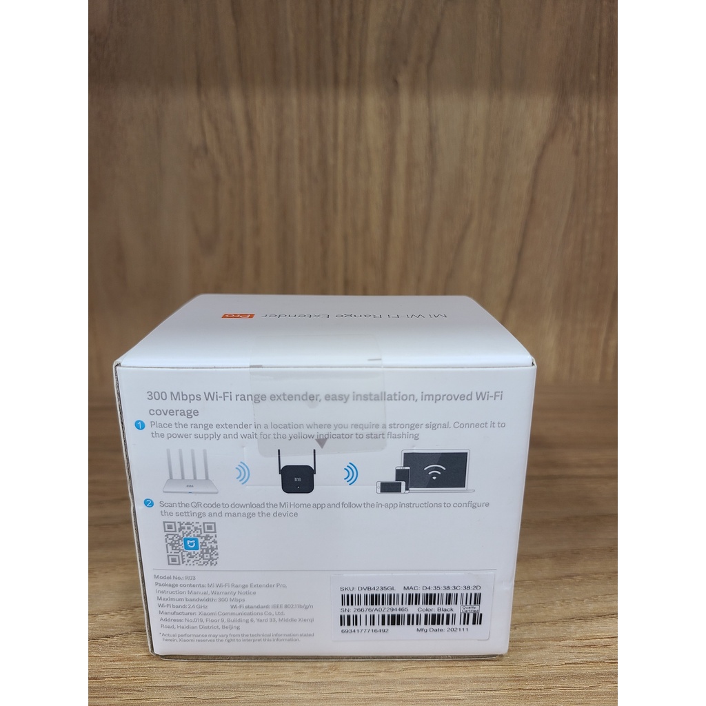 Thiết Bị Kích Sóng Mi Wi-Fi Range Extender Pro - Kích sóng wifi Xiaomi chính hãng Tốc độ 300Mbs