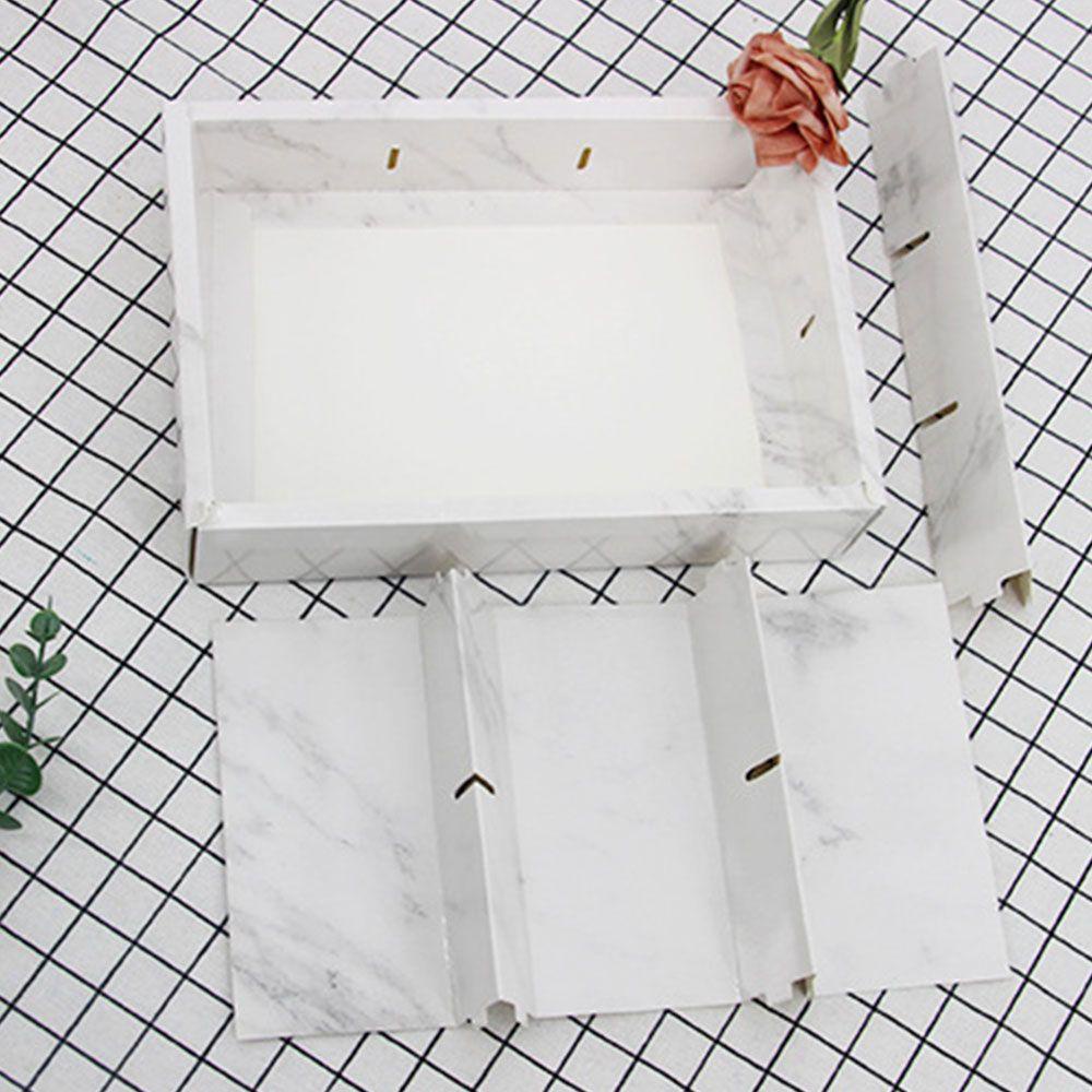 LAKAMIER Hộp Đựng Bánh Ngọt 4 / 6 Lỗ Có Nắp Đậy Tiện Dụng