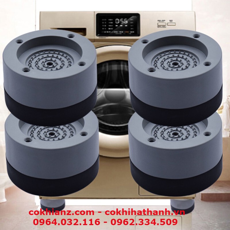 Bộ 4 chân Chống rung máy giặt kiểu mới, Chống rung máy lồng ngang , đứng Shop HÀ NỘI - HN - màu ngẫu nhiên