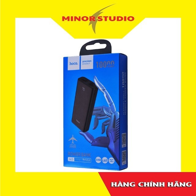 Pin sạc dự phòng mini Hoco J45 Elegant shell 10000mAh 2 cổng sạc - Hàng chính hãng