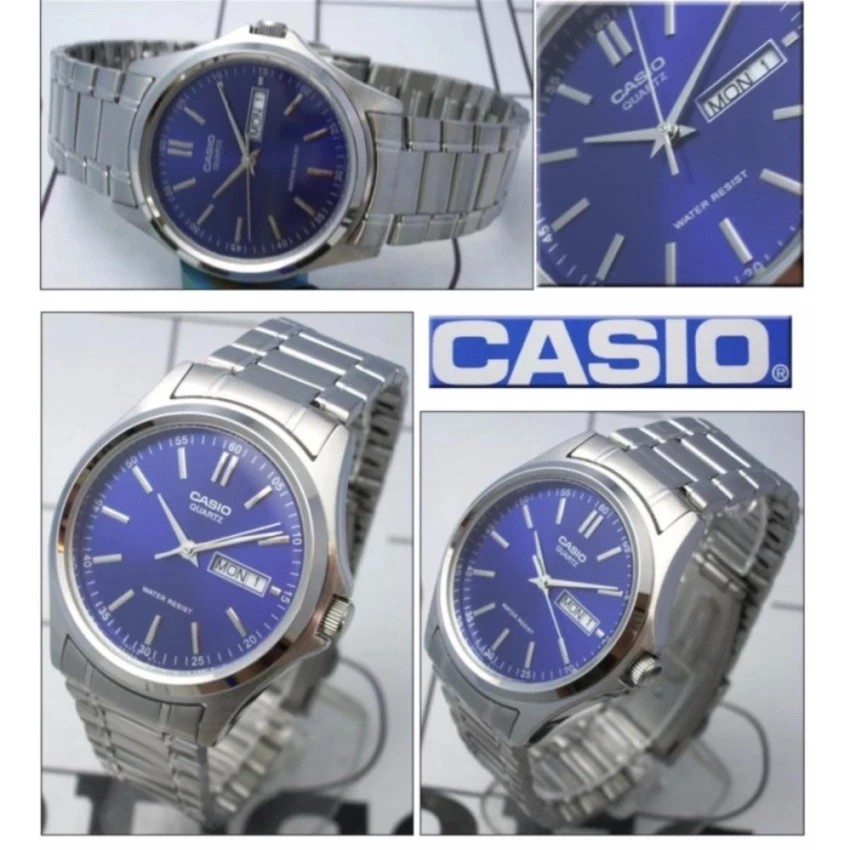 Đồng hồ nam dây kim loại Casio chính hãng Anh Khuê MTP-1239D-2ADF