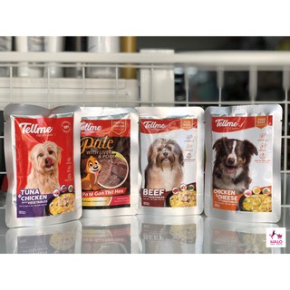 Pate - xốt TellMe cho chó mang đến sự cân bằng bổ dưỡng cho cún cưng 130g