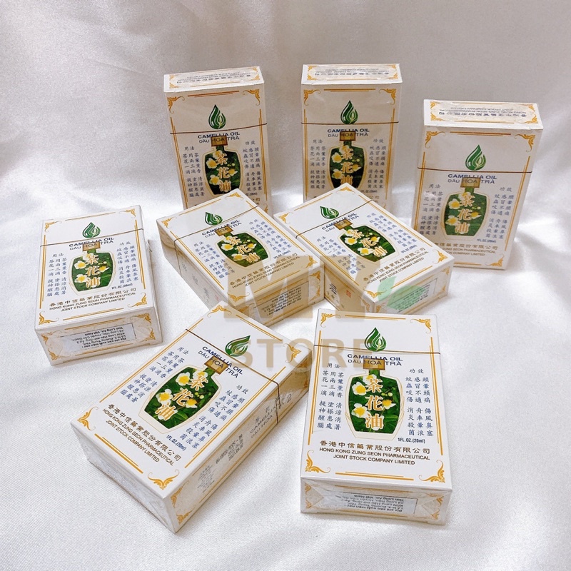 (Chính Hãng) Dầu Hoa Trà Hồng Kông Camellia Oil 20ml