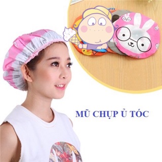 Mũ chụp ủ tóc khi tắm
